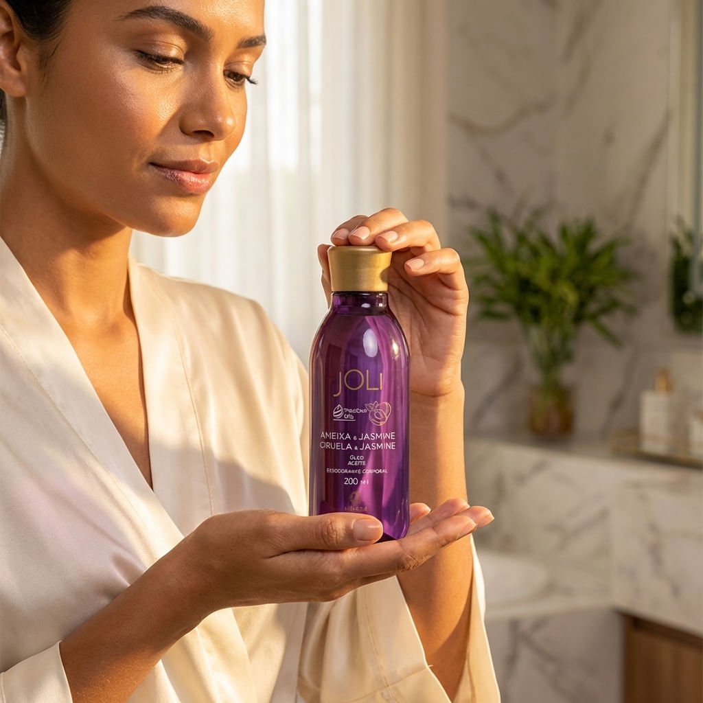 Imagem 4 de Óleo Desodorante Corporal Joli Ameixa e Jasmine 200ml